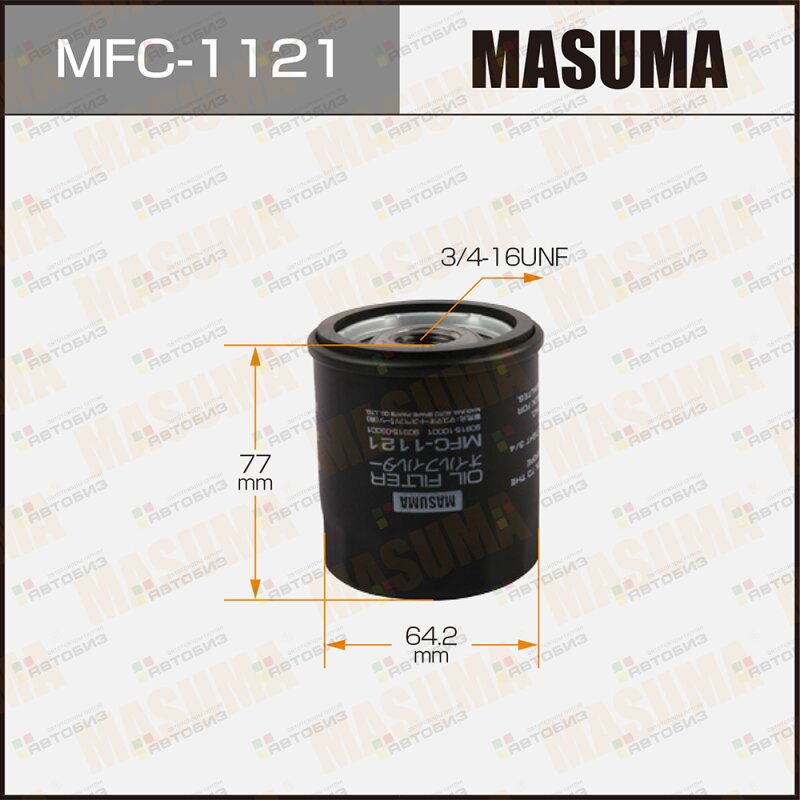 Фильтр масляный MASUMA MFC1121