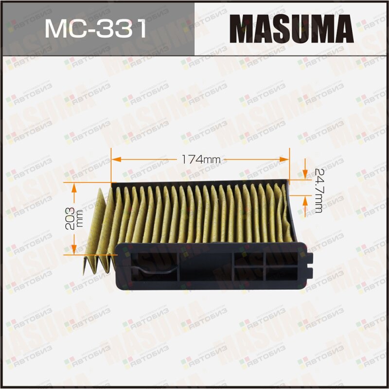 САЛОННЫЙ ФИЛЬТР AC-208E MASUMA (1/40) MASUMA MC331