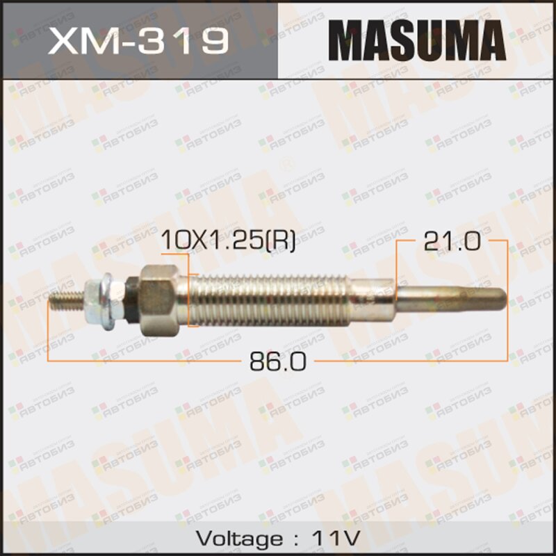 Свеча накала MASUMA XM319