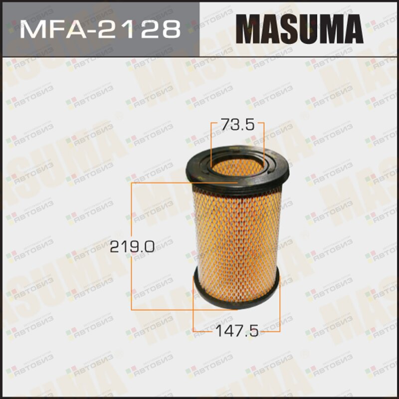 Воздушный фильтр  А- 2005V Masuma  (1/18)        б MASUMA MFA2128