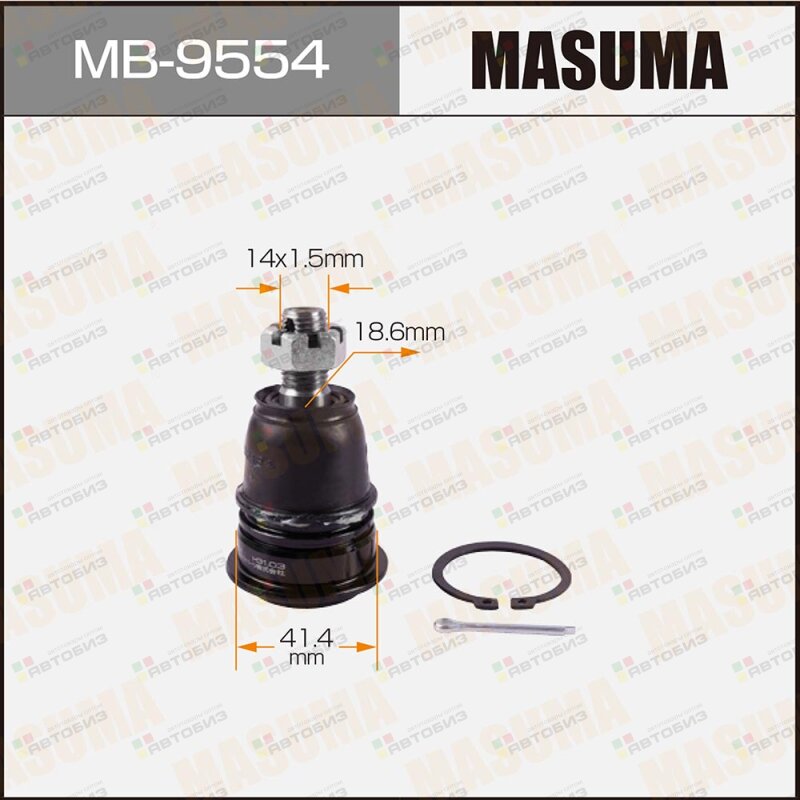 MB-9554_опора шаровая заднего верхнего рычага Nissan Primera all 96- MASUMA MB9554