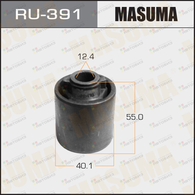 Сайлентблок задн продольной тяги пер MASUMA RU391