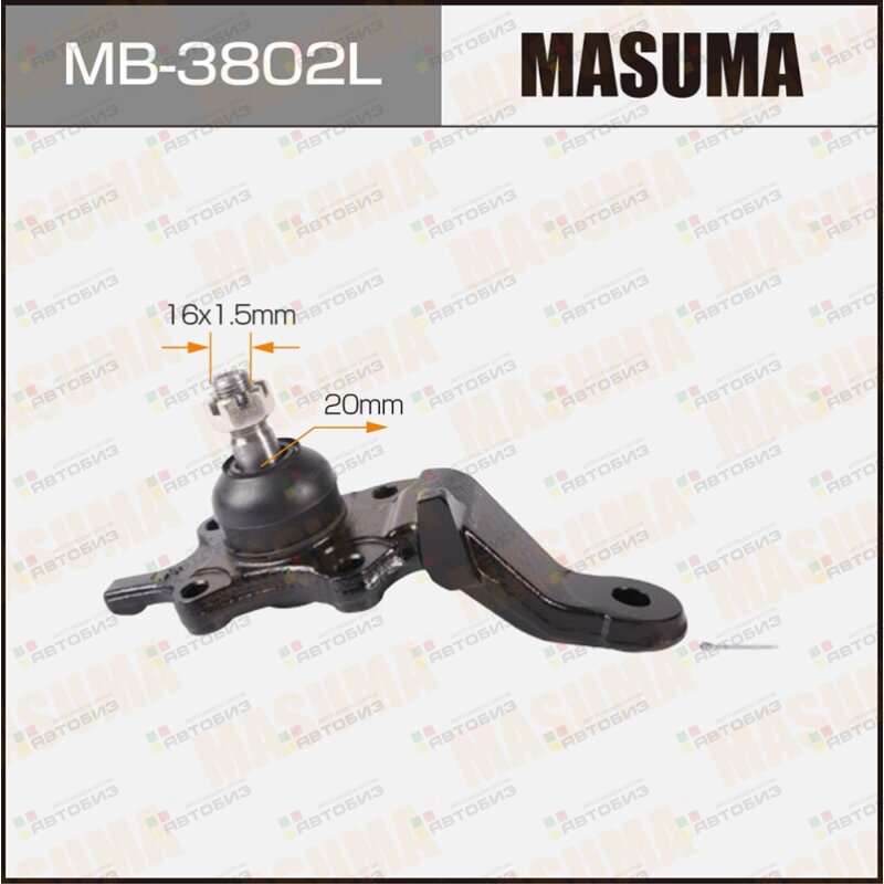 Опора Шаровая L Toyota 4-Runner/Prado/Hilux Surf Kzn185 Kdn185 Rzn1 MASUMA MB3802L