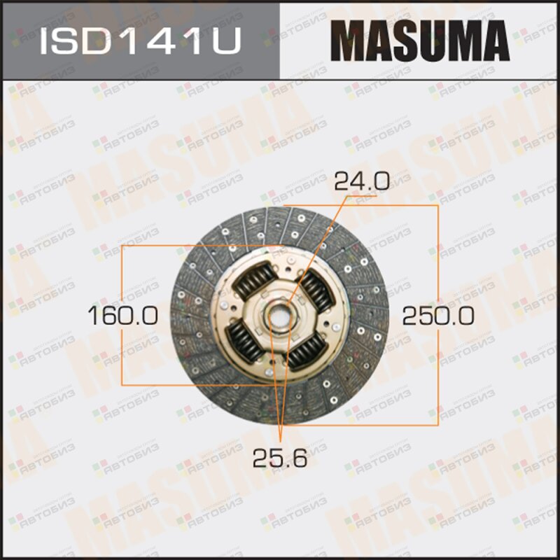 Диск сцепления ISUZU BIGHORN MASUMA ISD141U MASUMA ISD141U