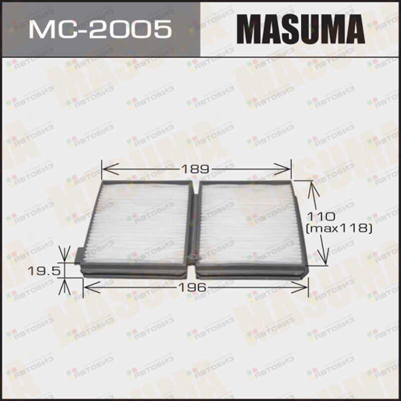 Фильтр салона MASUMA MC2005