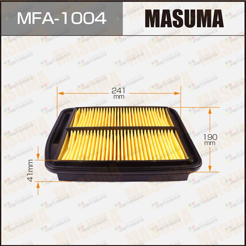 Воздушный фильтр А- 881V Masuma (1/40) MASUMA MFA1004