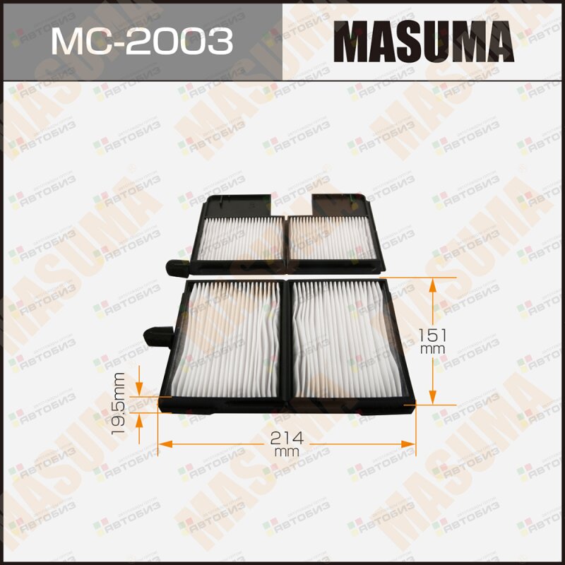 Фильтр салона MASUMA MC2003