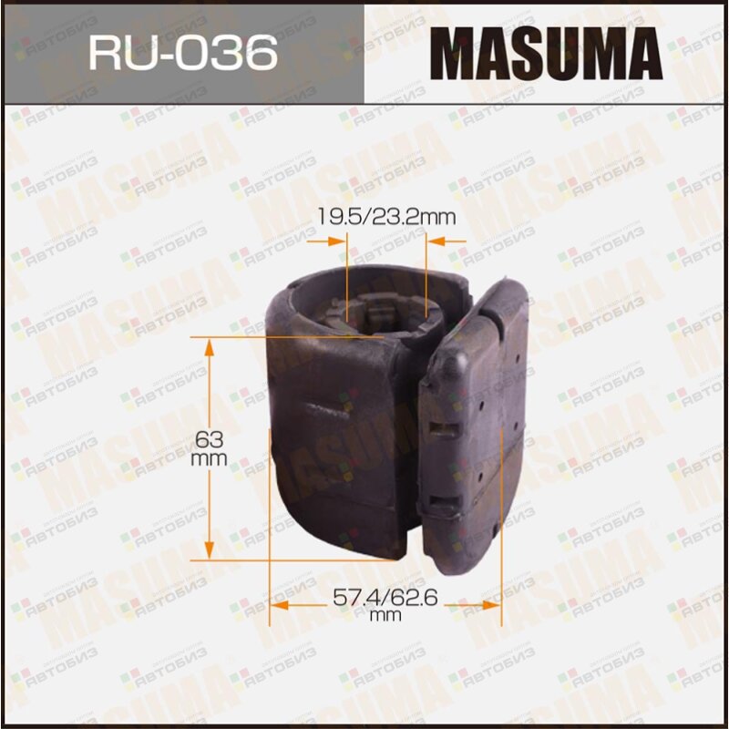 Сайлентблок Masuma MASUMA RU036