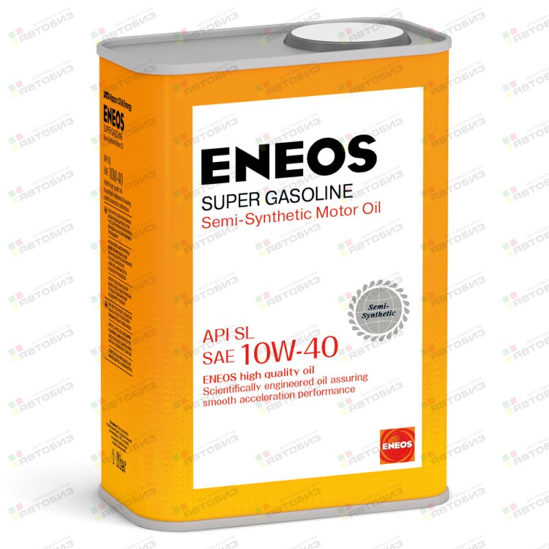 Масло моторное ENEOS Gasoline SUPER 10W40 SL бензин полусинтетика 1л (1/20) ENEOS OIL1354
