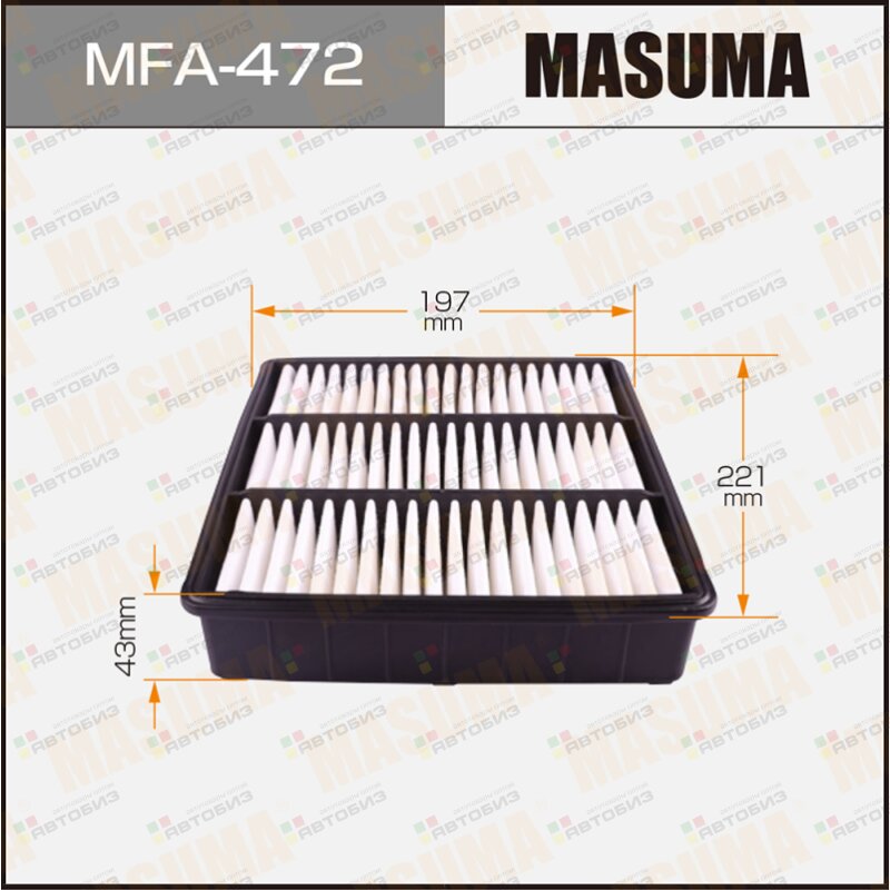 Фильтр воздушный MASUMA MFA472