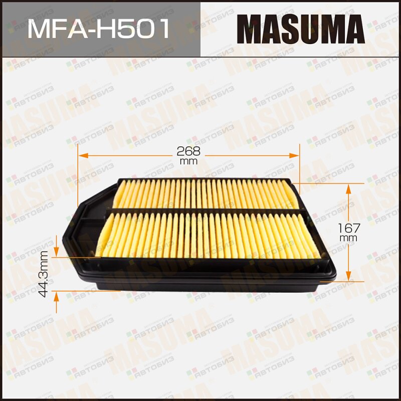 Воздушный фильтр Masuma MFA-H501 MASUMA MFAH501