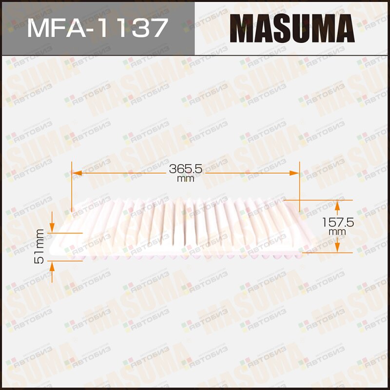 Воздушный фильтр A-1014 MASUMA (1/20) MASUMA MFA1137