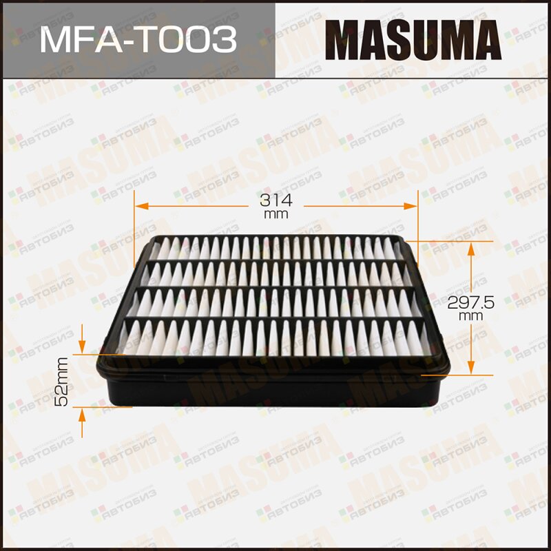 Воздушный фильтр A-1030 MASUMA TOYOTA/ LAND CRUISER/ UZJ200 07- (1/20) MASUMA MFAT003