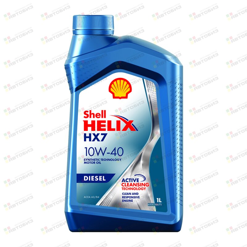 SHELL Helix HX7 Diesel 10W40 CF A3/B4 полусинтетика 1л (1/12) SHELL 550046357