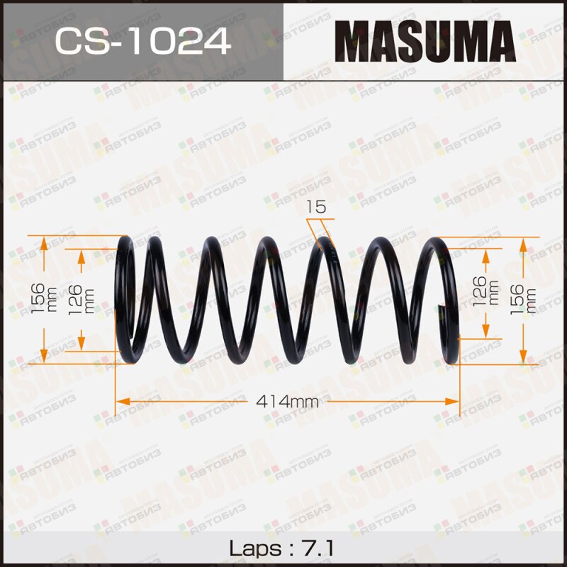 Пружина задняя TOYOTA CROWN MASUMA CS-1024 MASUMA CS1024