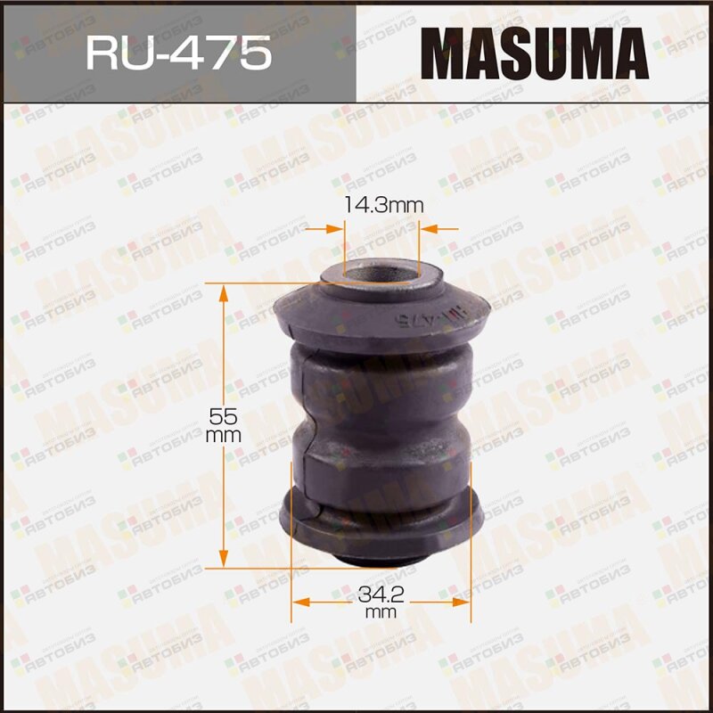 Сайлентблок пер нижнего рычага пер MASUMA RU475