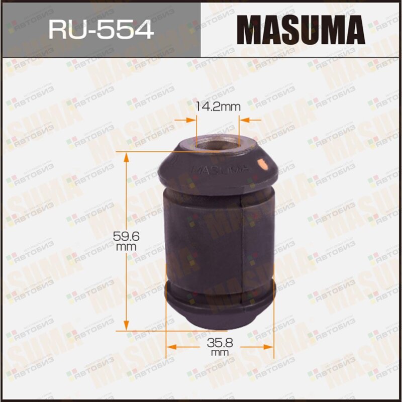 Сайлентблок пер нижнего рычага MASUMA RU554