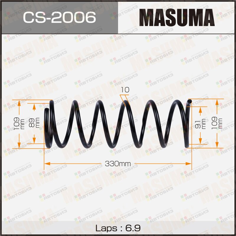 Пружина подвески Masuma MASUMA CS2006