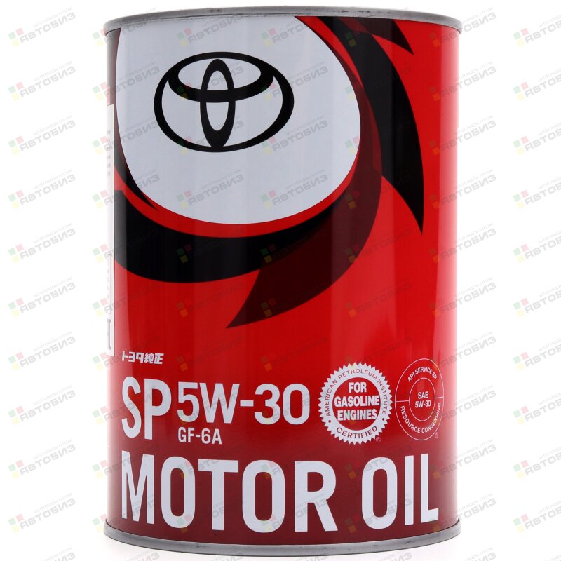 А/масло TOYOTA Motor Oil SP/GF-6A 5W30 1 л (Япония) TOYOTA 0888013706