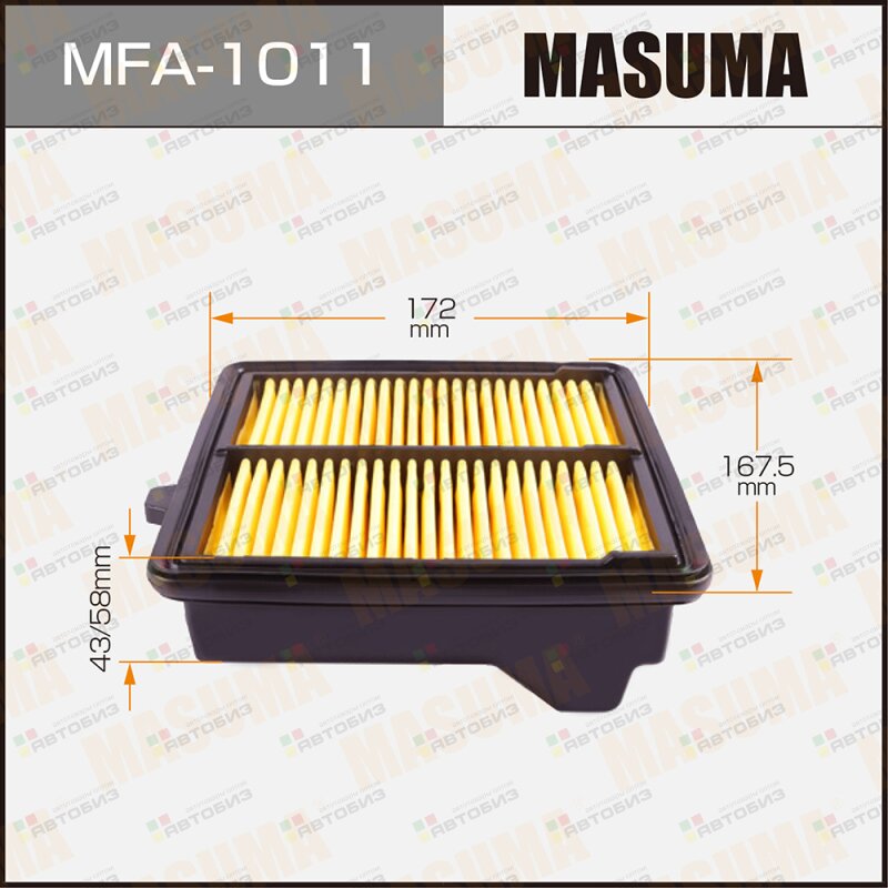 Воздушный фильтр MASUMA MFA1011