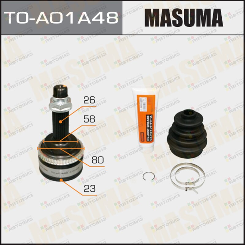 4341002240 Masuma^TOA01A48 ШРУС TOYOTA COROLLA MASUMA TOA01A48