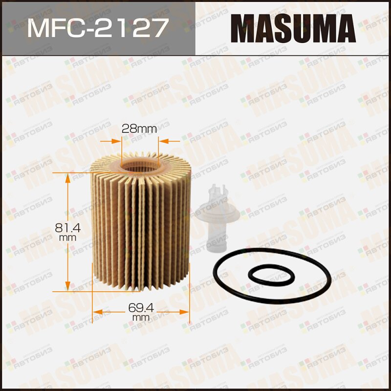 Масляный фильтр O-116 MASUMA MASUMA MFC2127