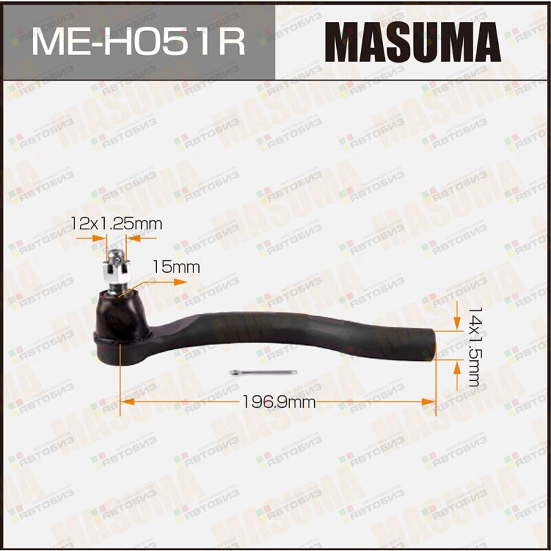 Наконечник рулевой тяги Masuma ACCORD/CU2 MASUMA MEH051R