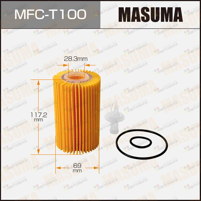 Фильтр масляный  MASUMA MASUMA MFCT100