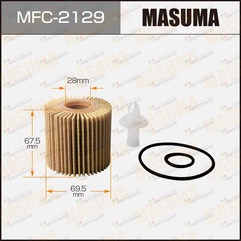 Масляный фильтр O-118 MASUMA MASUMA MFC2129