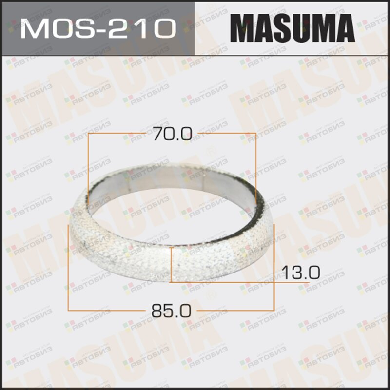 Кольцо глушителя 70x85x13 MASUMA MOS210