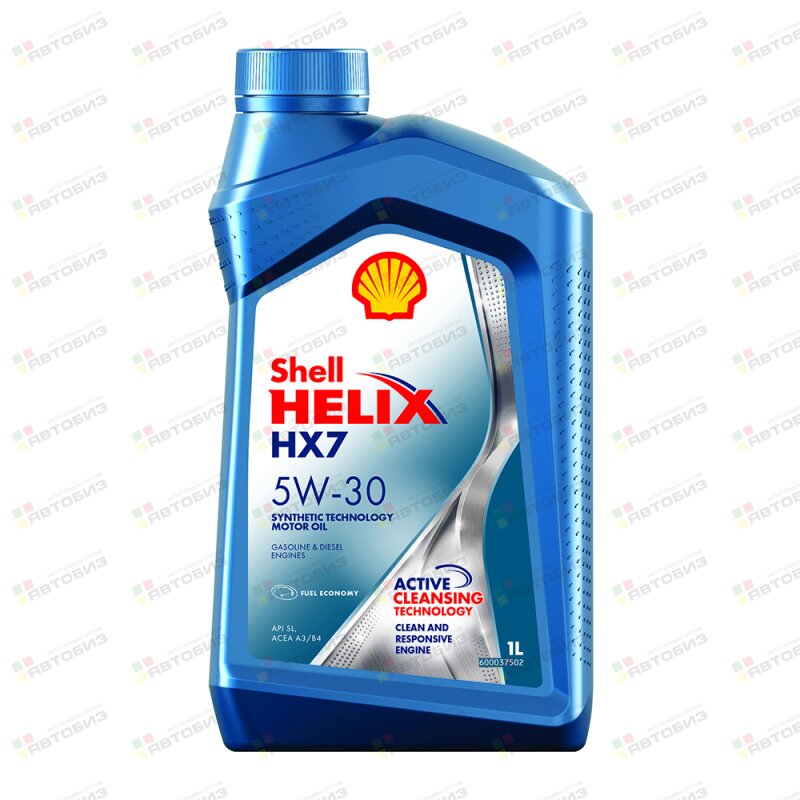 SHELL Helix HX7 5W30 SL/CF A3/B4 полусинтетика 1л (1/12) SHELL 550046376