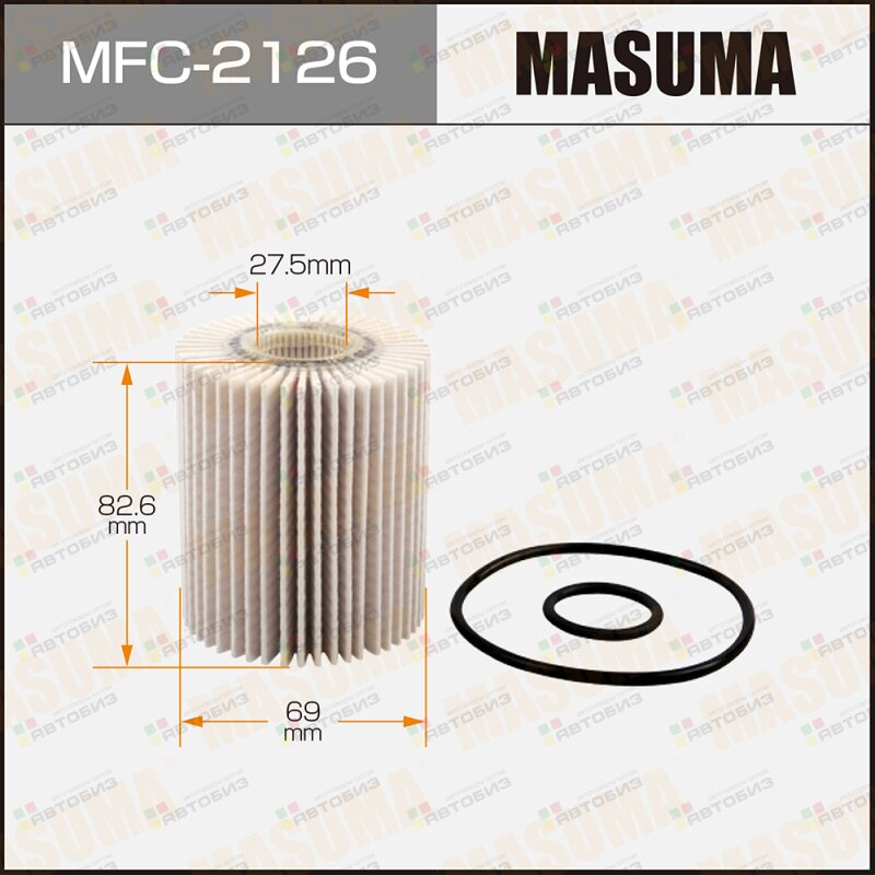Масляный фильтр O-115 MASUMA MASUMA MFC2126