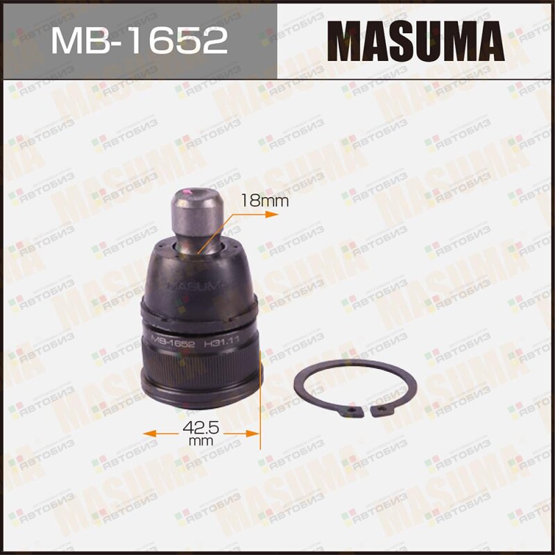 MB-1652_опора шаровая Mazda 3 BK all 03 MASUMA MB1652