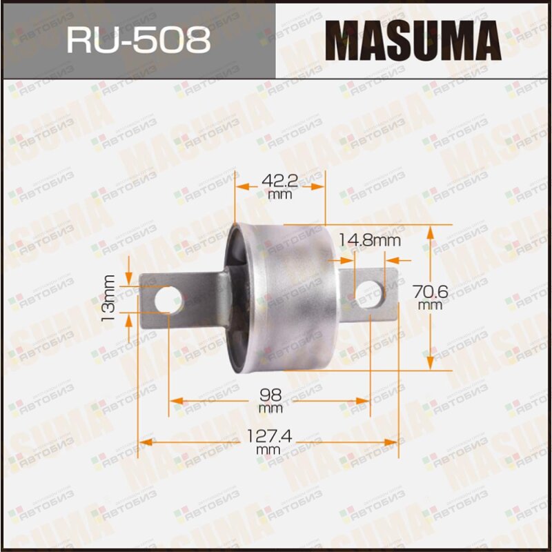 Сайлентблок задн продольного рычага пер MASUMA RU508