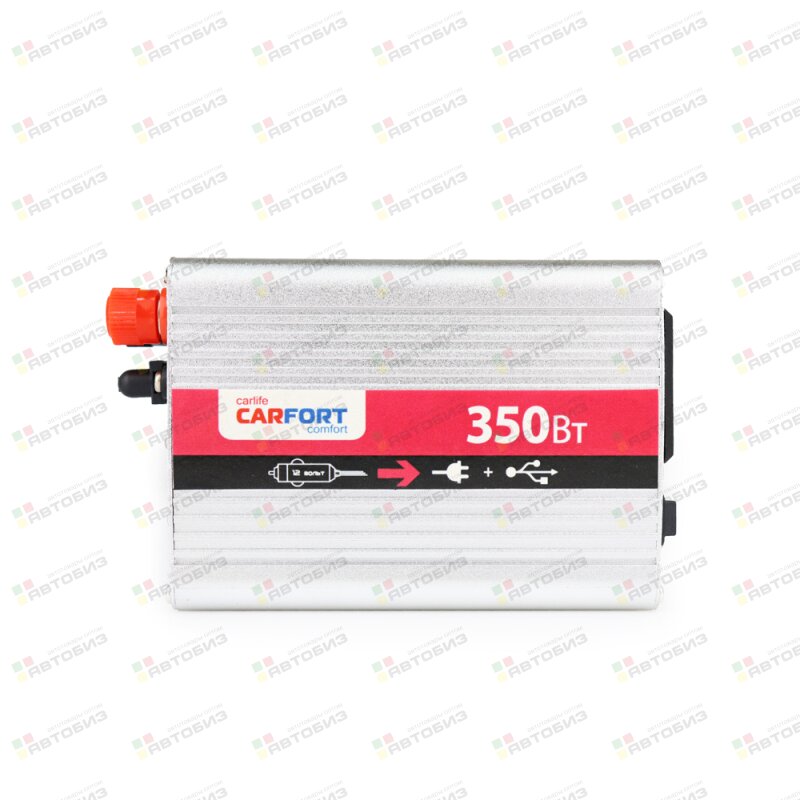 Инвертор напряжения  DC12v- AC220v 350w (1/40) CARFORT CF4035