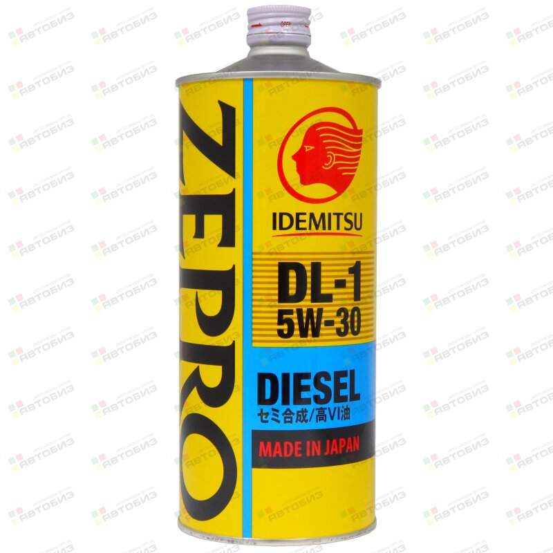 Масло моторное ZEPRO DIESEL 5W-30 DL-1/ACEA C2-08 (1L) IDEMITSU 2156001