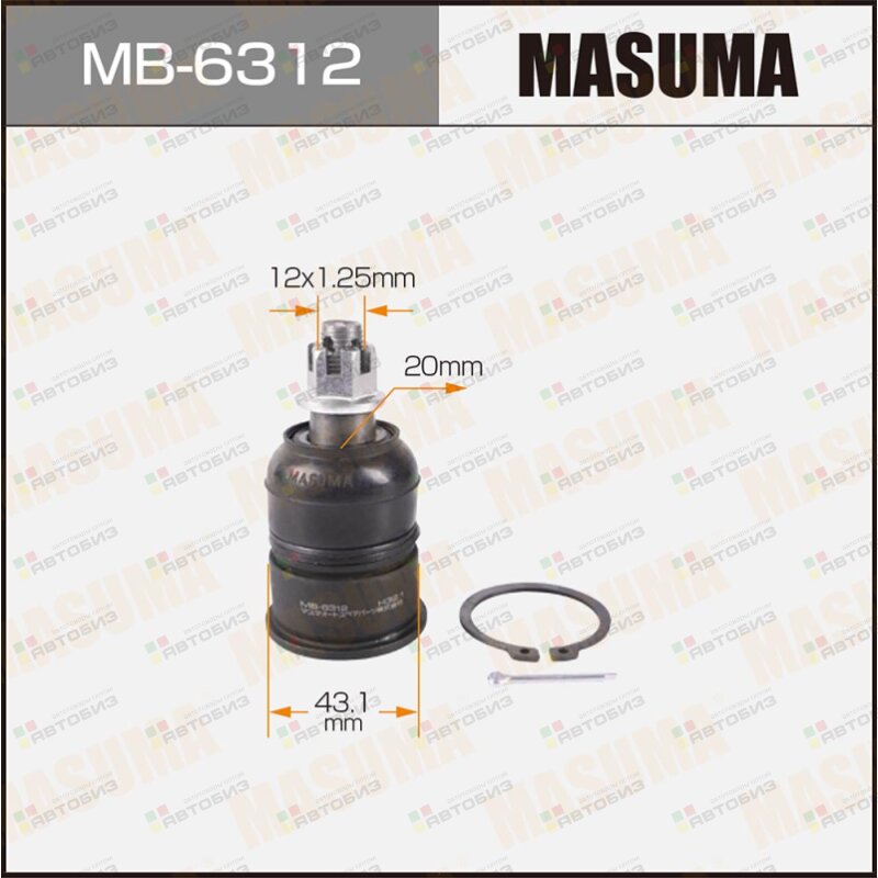 Шаровая опора Masuma MASUMA MB6312