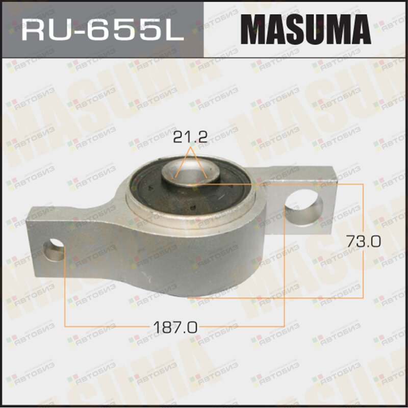 Сайлентблок MASUMA MARK X/ GRX12 front low LH MASUMA RU655L