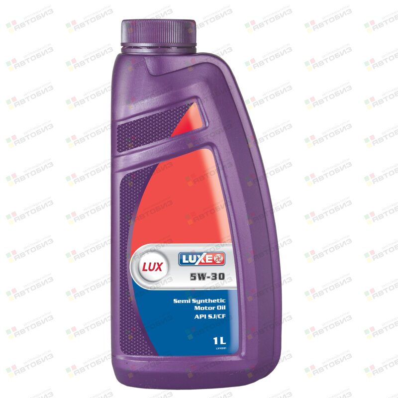 LUXE LUX 5W30 SJ/CF полусинтетика 1л (1/12) LUXE 103