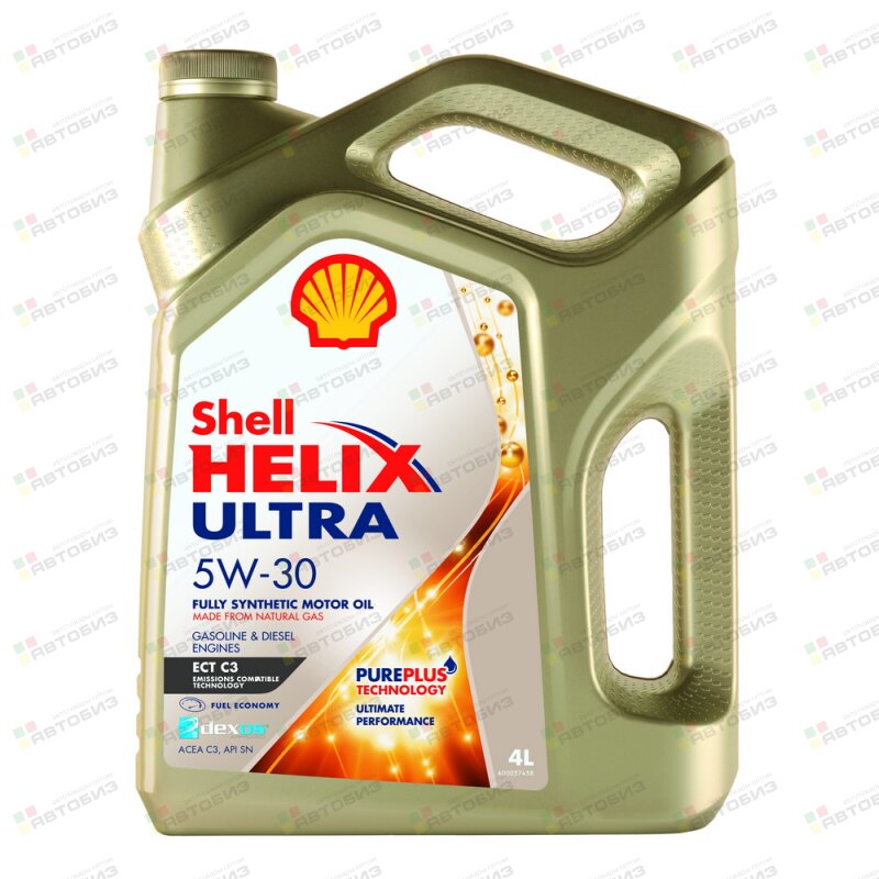 SHELL Helix Ultra ECT 5W30 SN C3 синтетика 4л (1/4) SHELL 550046363