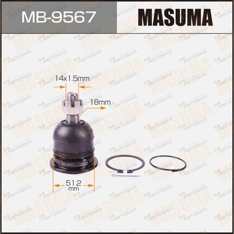 Шаровая опора  front up  PATROL / Y62 10- MASUMA MB9567
