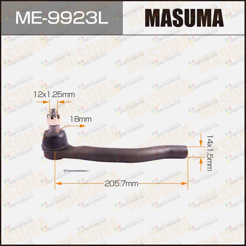 Наконечник рулевой тяги L MASUMA ME9923L