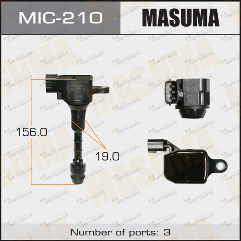 Катушка зажигания Masuma  INFINITI/ M35 FX35 MASUMA MIC210