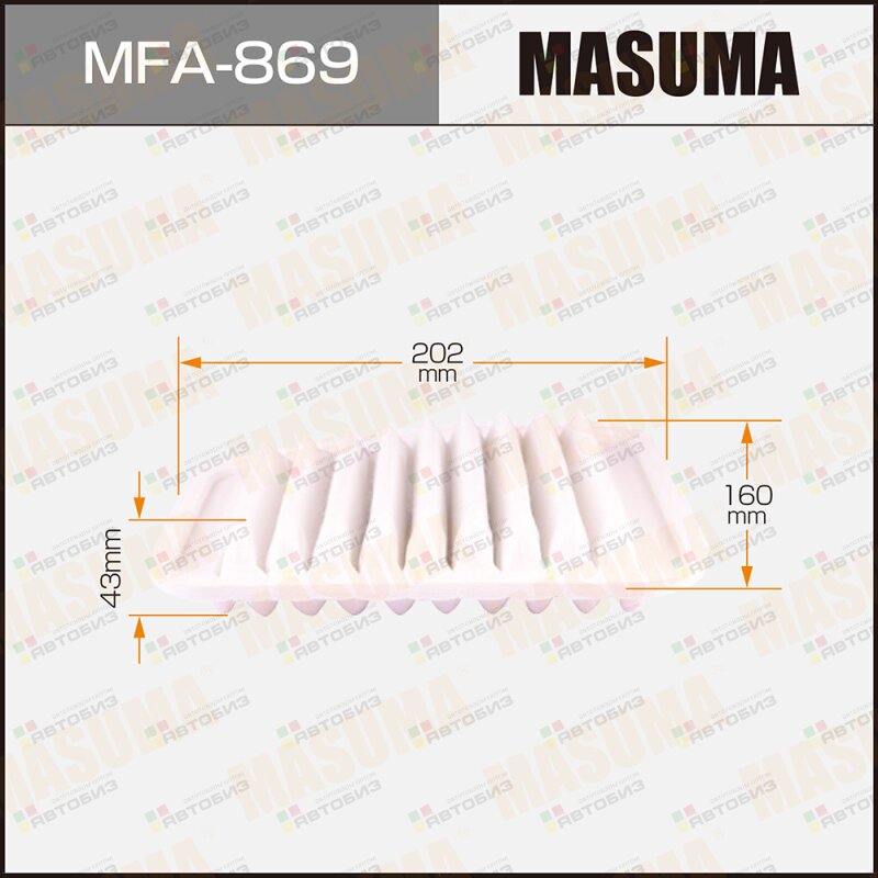 Воздушный фильтр A-746  (1/40) MASUMA MFA869