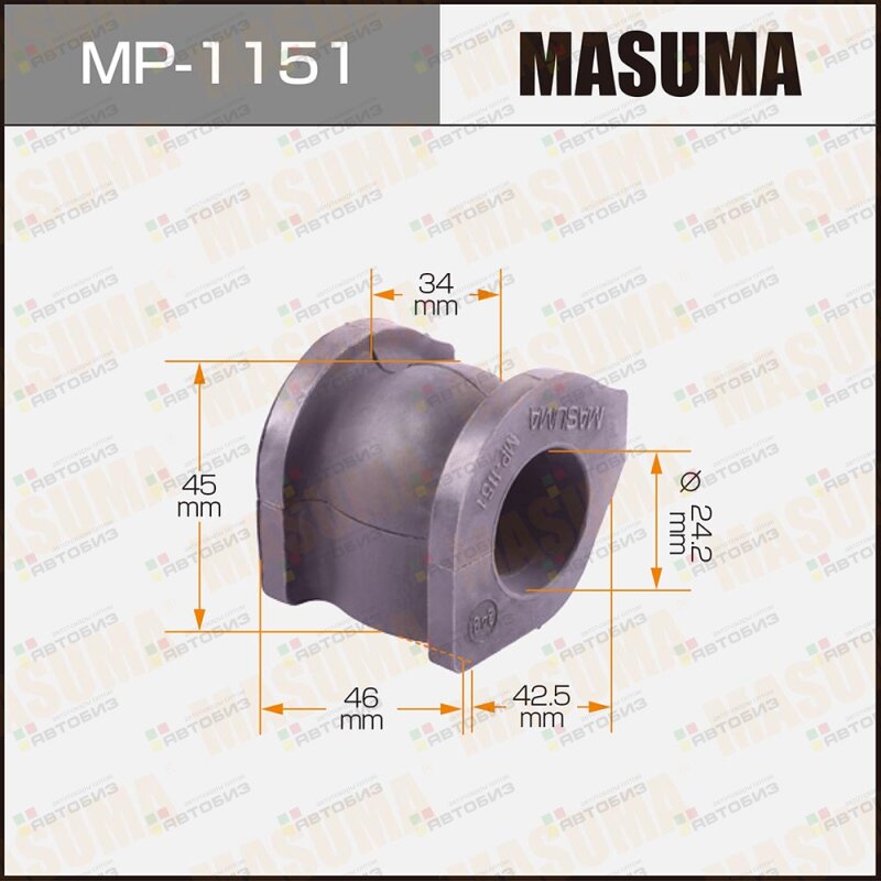 Втулка стабилизатора  /front/ / FD1 FD2 FD3 [уп2] MASUMA MP1151
