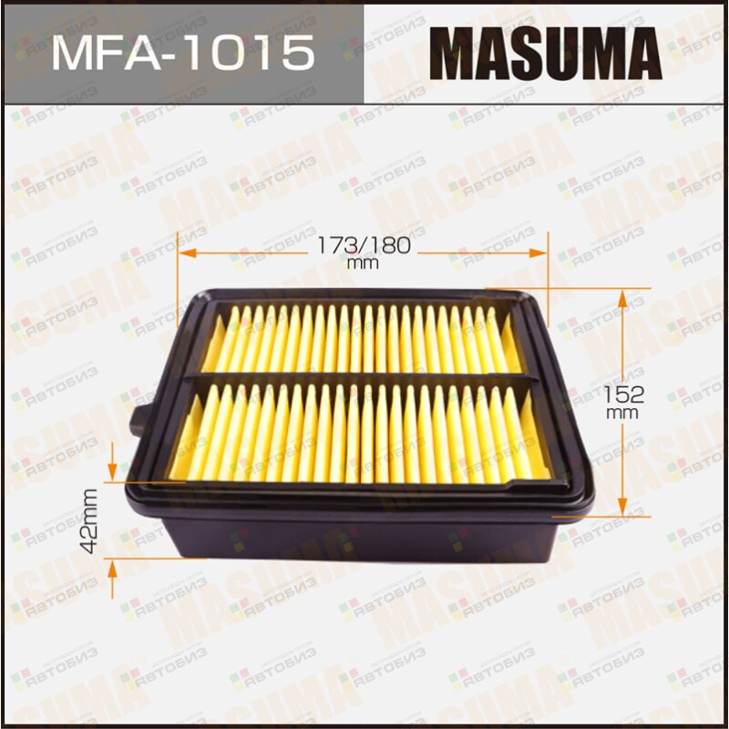 Воздушный фильтр a-892v MASUMA MFA1015