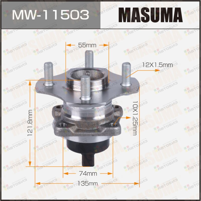 Подшипник задн ступ MASUMA MW11503