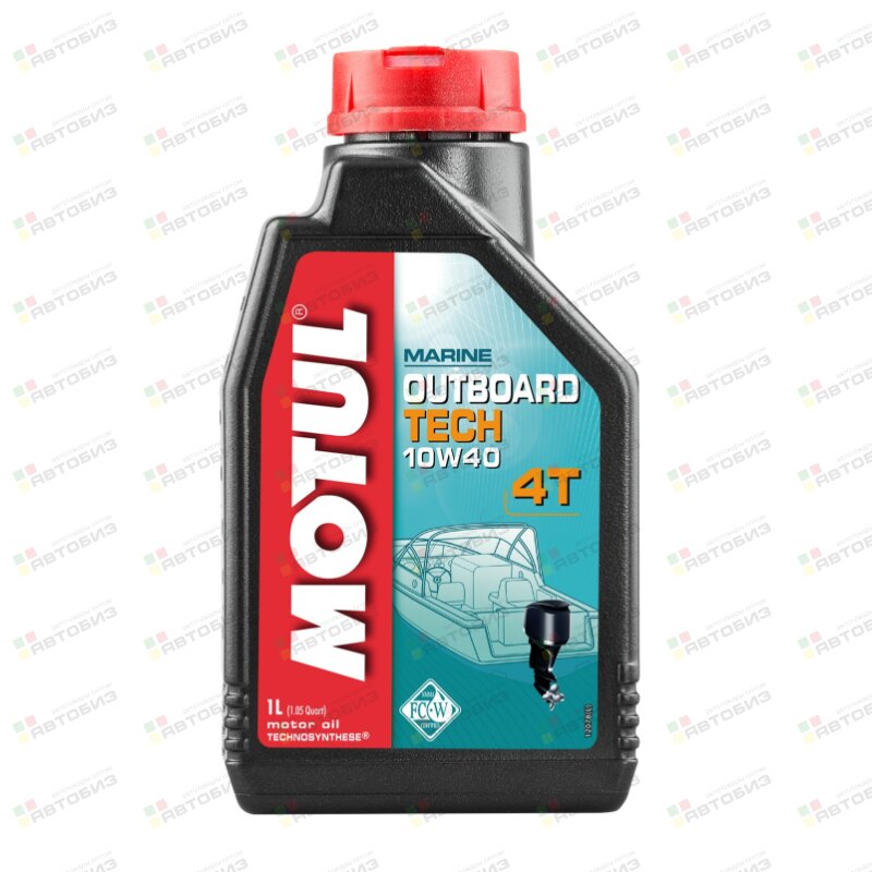 Масло четырехтактное  OUTBOARD TECH 4T  для подвесных моторов 1л (1/12) MOTUL 106397112751