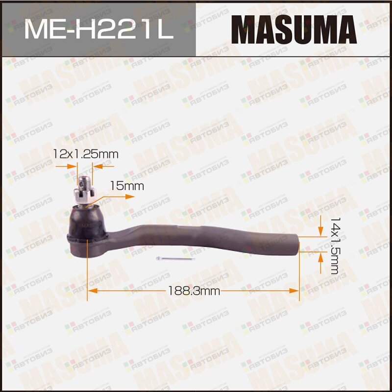 НАКОНЕЧНИК РУЛЕВОЙ ТЯГИ  MASUMA   CIVIC 06- MASUMA MEH221L