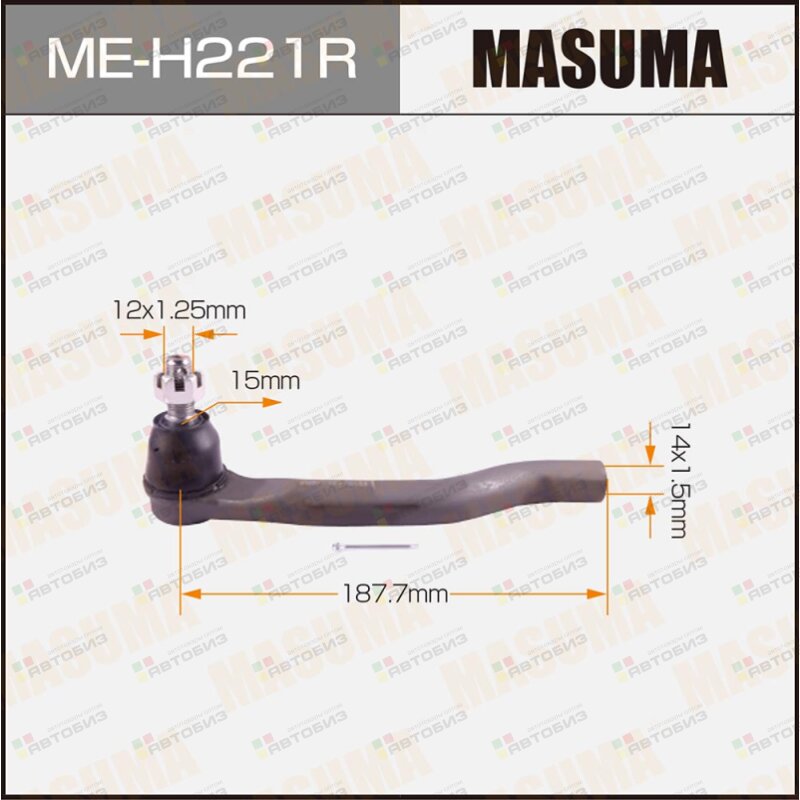 Наконечник рулевой тяги   06- MASUMA MEH221R